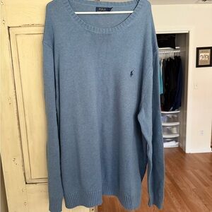 Polo by Ralph Lauren Light Blue Crewneck Sweater never worn
